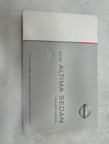 2016 Nissan Altima Owners Manual Book Guide P/N:OM16EA 0L33U1 OEM Used Auto Parts