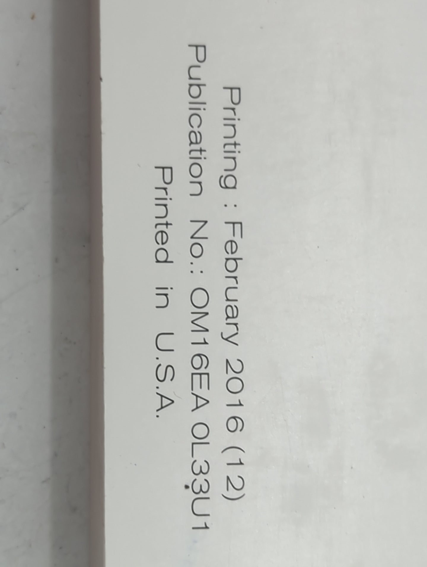 2016 Nissan Altima Owners Manual Book Guide P/N:OM16EA 0L33U1 OEM Used Auto Parts - Oemusedautoparts1.com