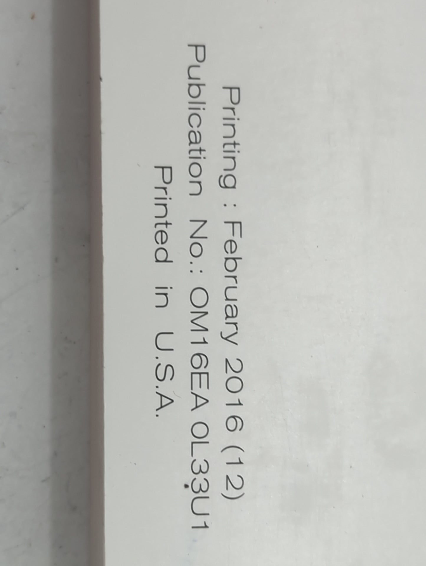 2016 Nissan Altima Owners Manual Book Guide P/N:OM16EA 0L33U1 OEM Used Auto Parts - Oemusedautoparts1.com