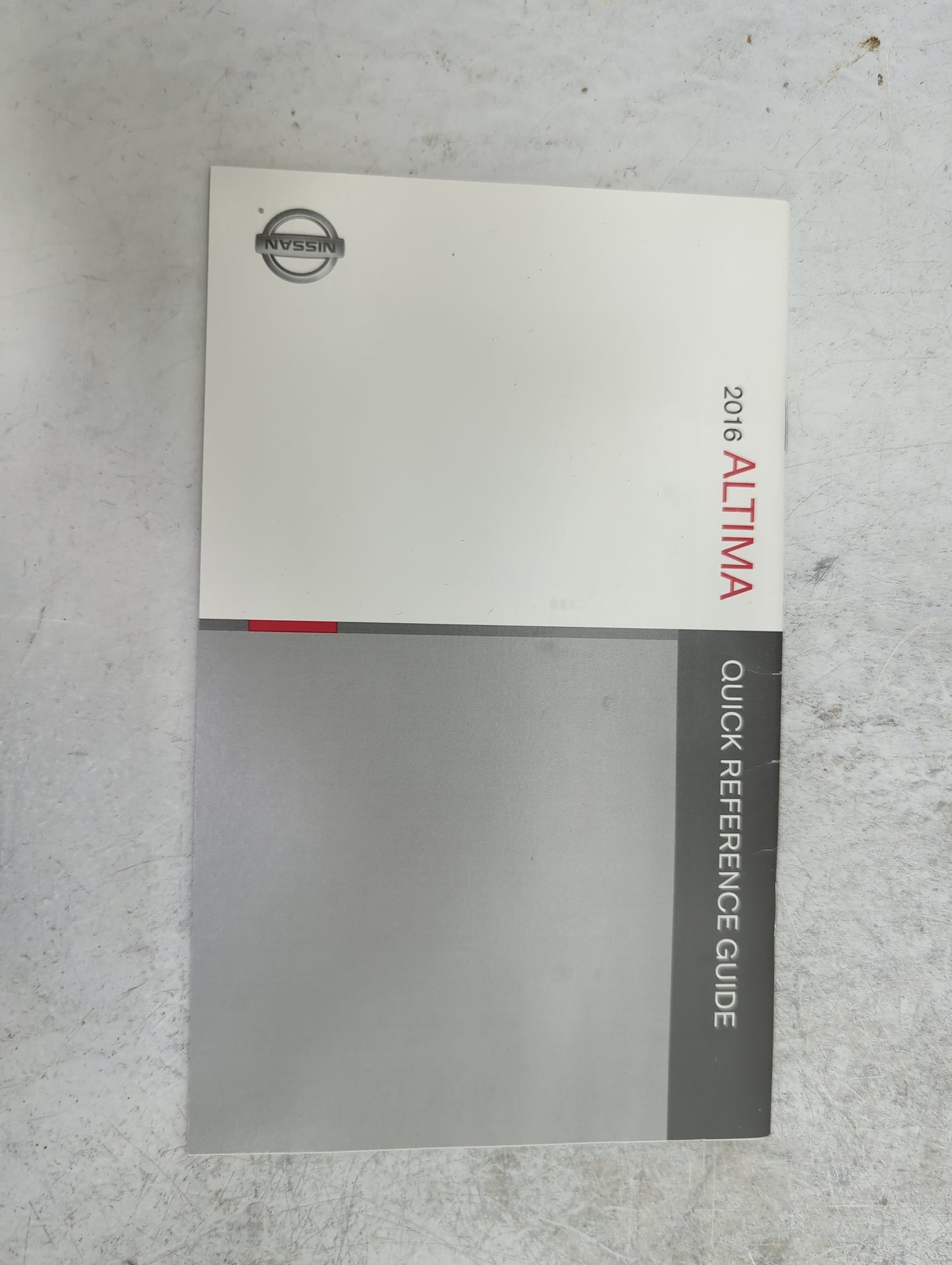 2016 Nissan Altima Owners Manual Book Guide P/N:OM16EA 0L33U1 OEM Used Auto Parts - Oemusedautoparts1.com