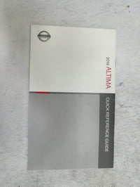 2016 Nissan Altima Owners Manual Book Guide P/N:OM16EA 0L33U1 OEM Used Auto Parts - Oemusedautoparts1.com