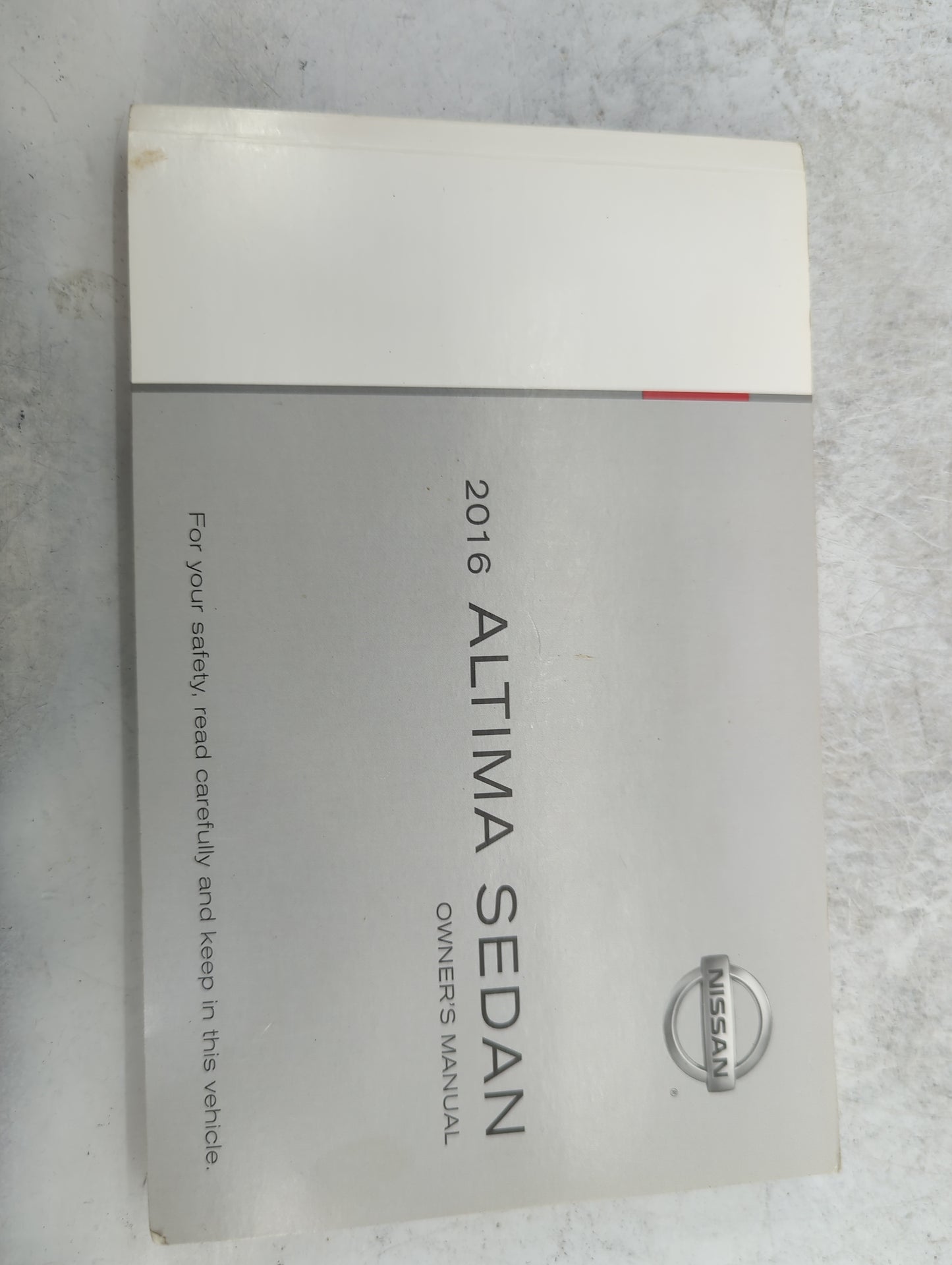 2016 Nissan Altima Owners Manual Book Guide P/N:OM16EA 0L33U0 OEM Used Auto Parts - Oemusedautoparts1.com