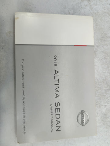 2016 Nissan Altima Owners Manual Book Guide P/N:OM16EA 0L33U0 OEM Used Auto Parts - Oemusedautoparts1.com