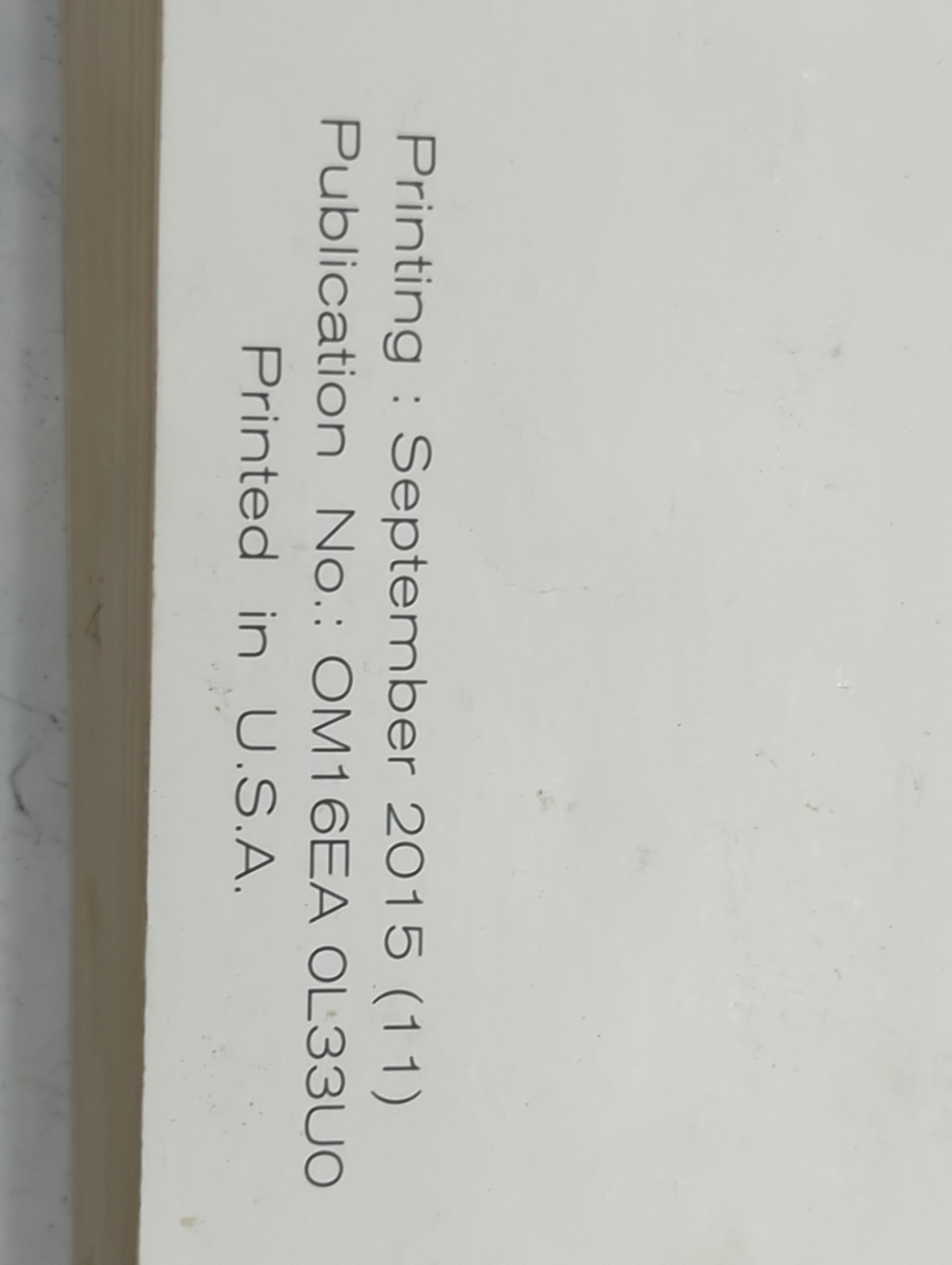 2016 Nissan Altima Owners Manual Book Guide P/N:OM16EA 0L33U0 OEM Used Auto Parts - Oemusedautoparts1.com