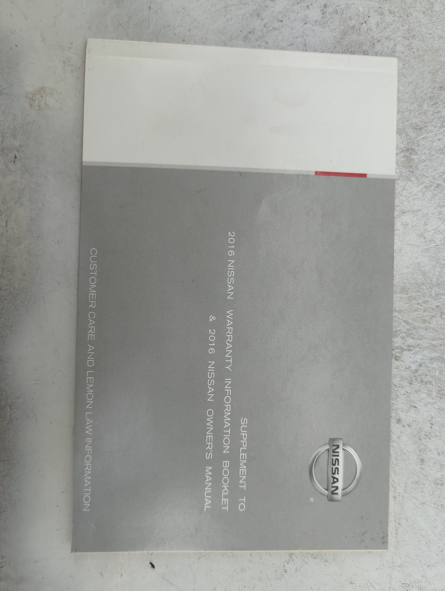 2016 Nissan Altima Owners Manual Book Guide P/N:OM16EA 0L33U0 OEM Used Auto Parts - Oemusedautoparts1.com