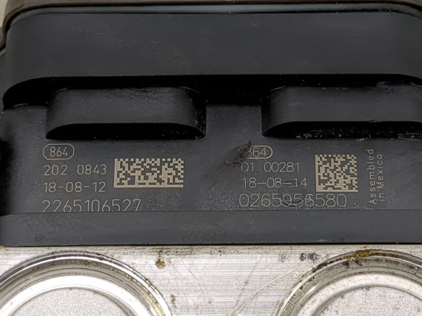 2016-2017 Nissan Altima ABS Pump Control Module Replacement P/N:2265106527 0265956580 Fits Fits 2016 2017 OEM Used Auto Part