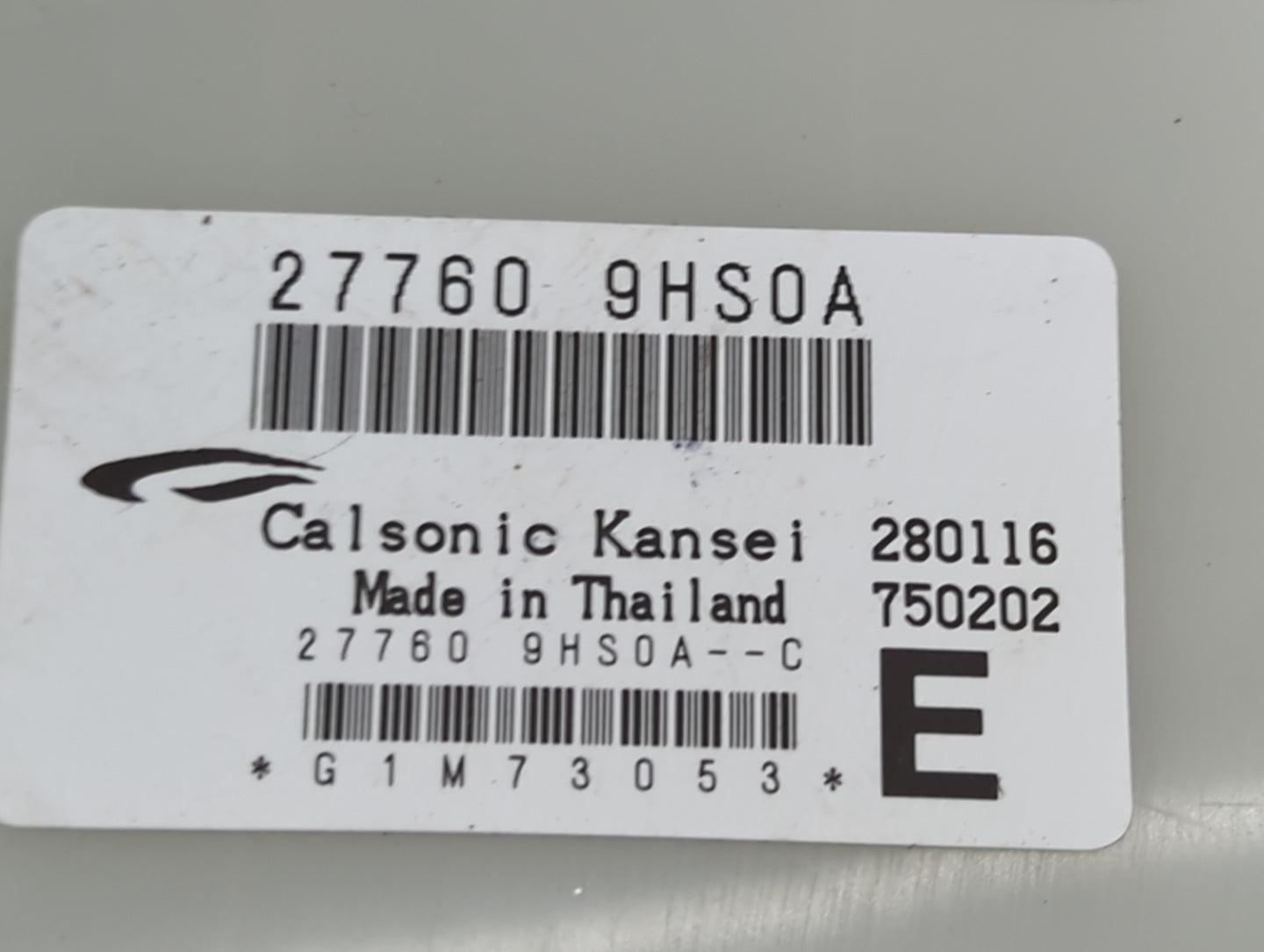 2016-2018 Nissan Altima Climate Control Module Temperature AC/Heater Replacement P/N:27760 9HS0A 27760 9HS0A--C Fits OEM Use