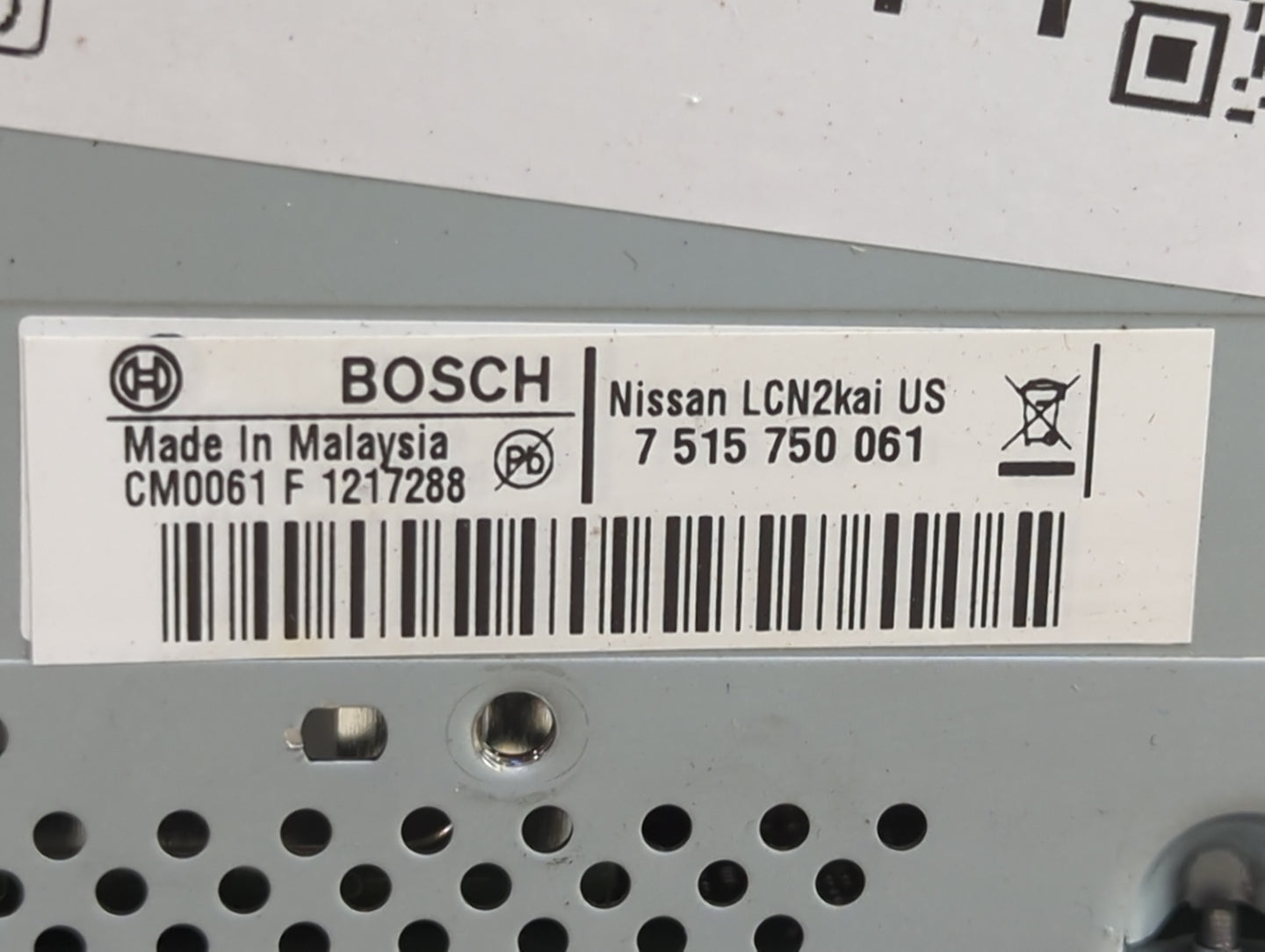 2016 Nissan Altima Radio AM FM Cd Player Receiver Replacement P/N:7515750061 259159HS0B, LCN2K70A10, YBN-LCN2K70A10 Fits OEM