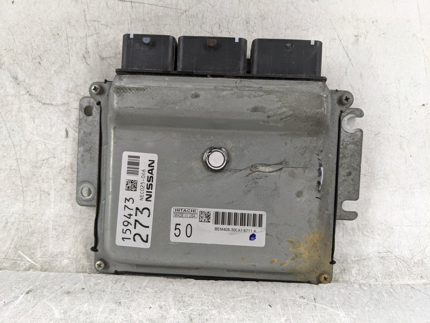 2016-2017 Nissan Altima PCM Engine Control Computer ECU ECM PCU OEM P/N:NEC025-066 BEM408-30CA1 Fits Fits 2016 2017 OEM Used