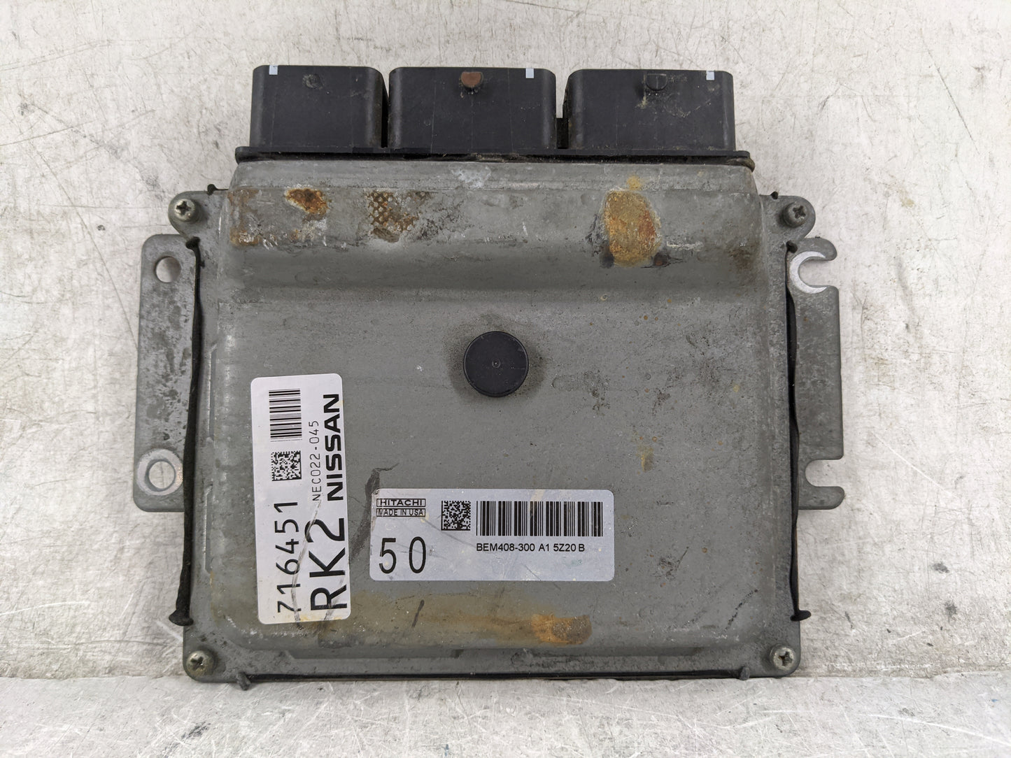 2016-2017 Nissan Altima PCM Engine Control Computer ECU ECM PCU OEM P/N:NEC022-045 BEM408-300 Fits Fits 2016 2017 OEM Used A
