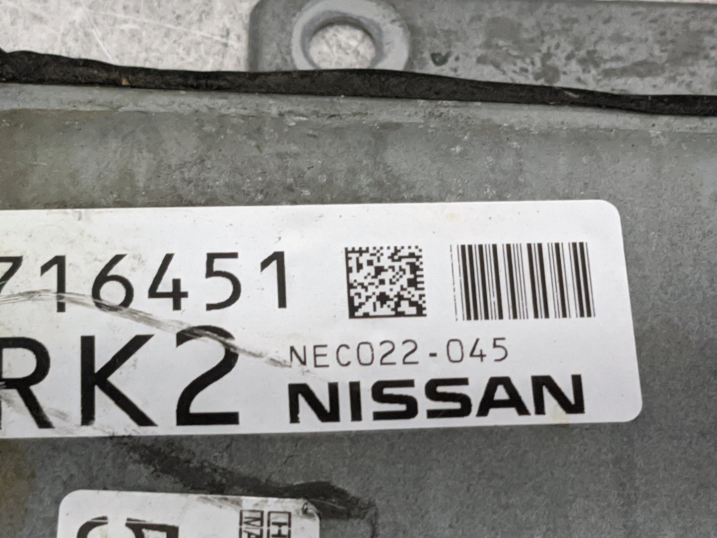 2016-2017 Nissan Altima PCM Engine Control Computer ECU ECM PCU OEM P/N:NEC022-045 BEM408-300 Fits Fits 2016 2017 OEM Used A