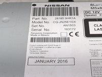 2016 Nissan Altima Radio AM FM Cd Player Receiver Replacement P/N:28185 9HR1A CQ-JN25E1GX Fits OEM Used Auto Parts - Oemused