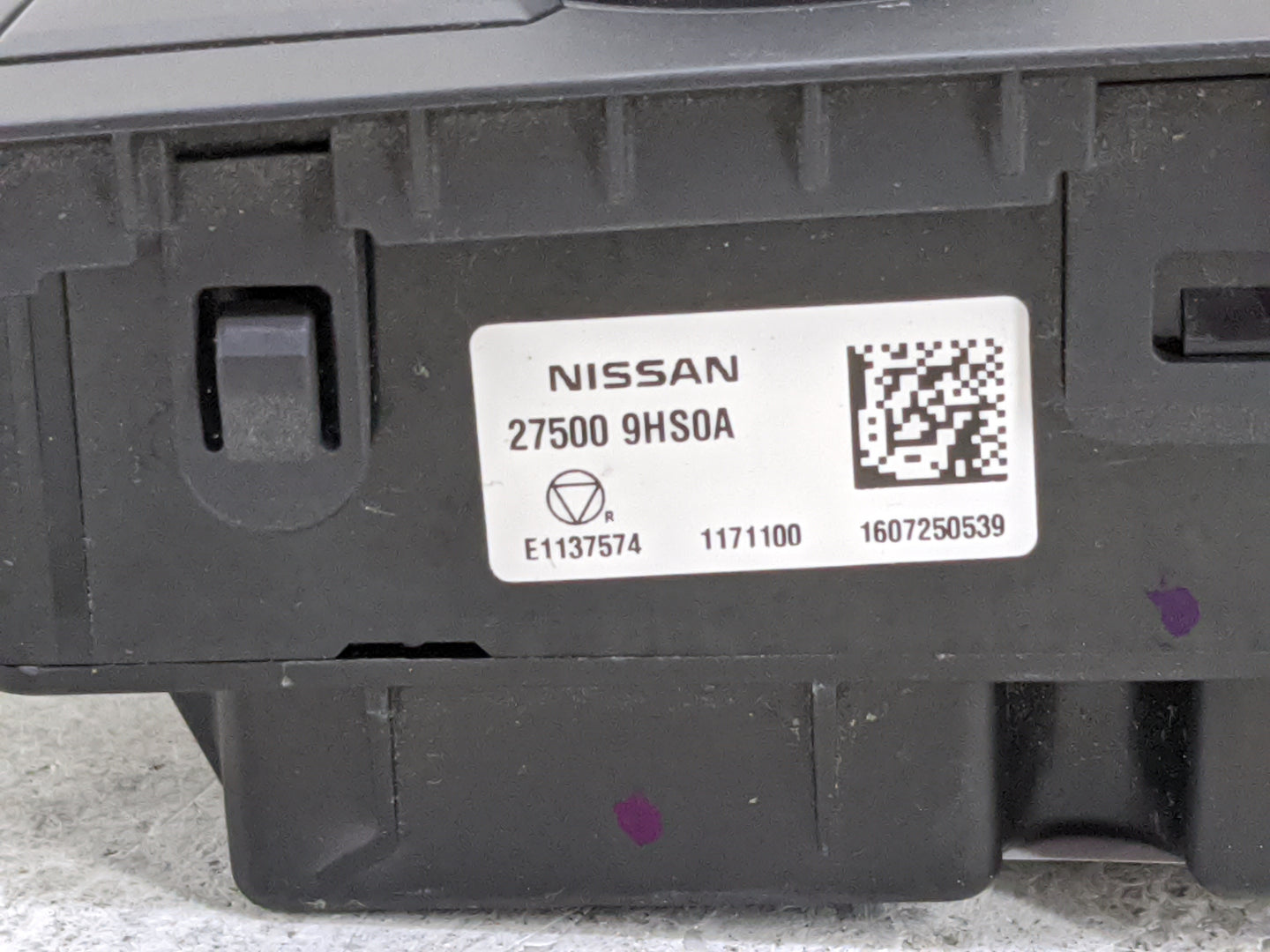 2016-2018 Nissan Altima Climate Control Module Temperature AC/Heater Replacement P/N:275009HS0A Fits Fits 2016 2017 2018 OEM