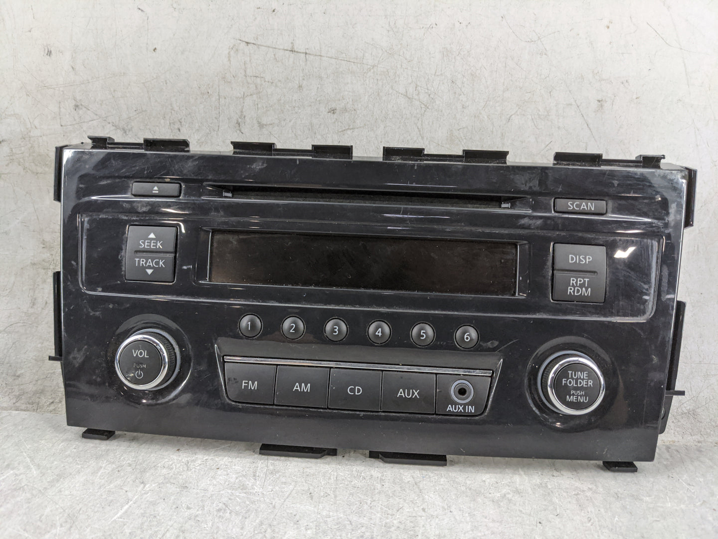 2016 Nissan Altima Radio AM FM Cd Player Receiver Replacement Fits OEM Used Auto Parts - Oemusedautoparts1.com
