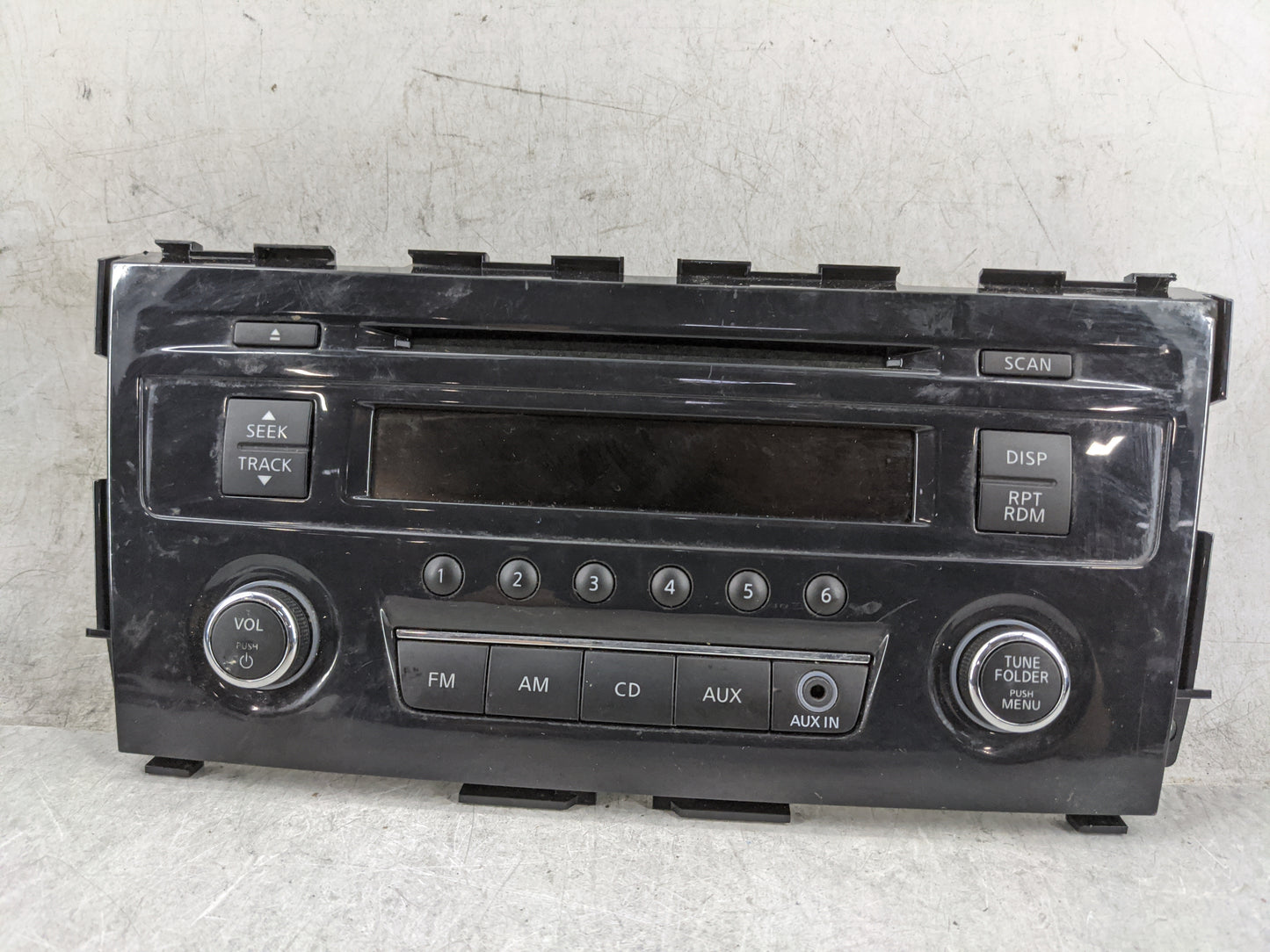 2016 Nissan Altima Radio AM FM Cd Player Receiver Replacement Fits OEM Used Auto Parts - Oemusedautoparts1.com