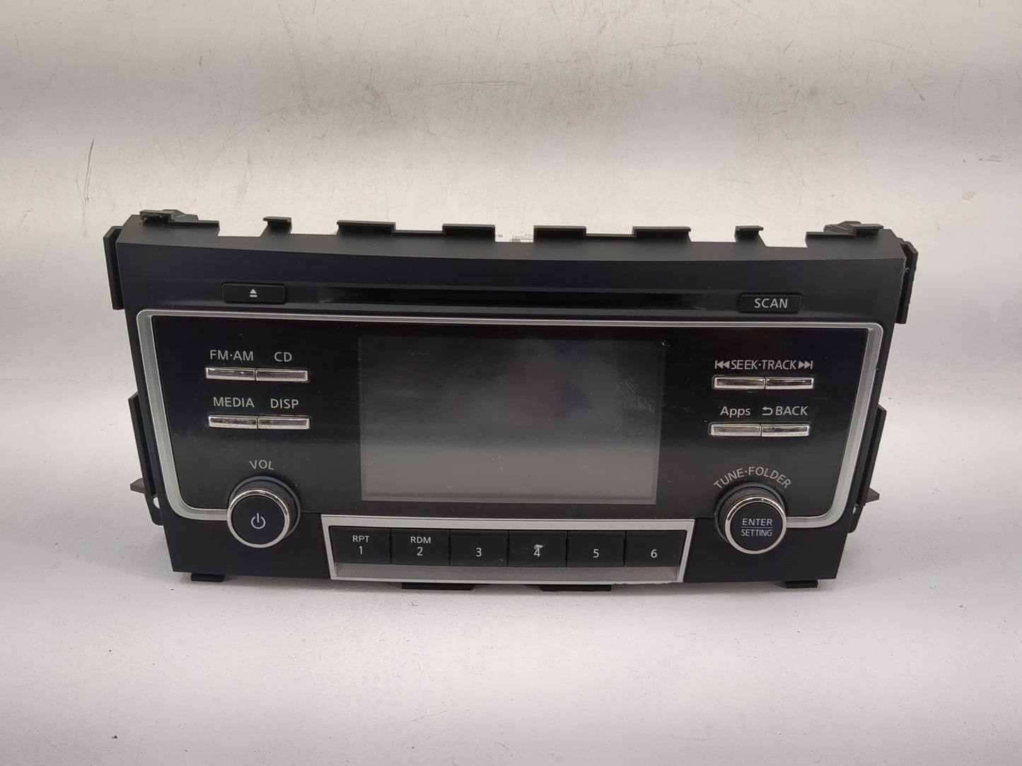 2016 Nissan Altima Radio AM FM Cd Player Receiver Replacement P/N:281859HR1A CQ-JN25E1GX Fits OEM Used Auto Parts - Oemuseda