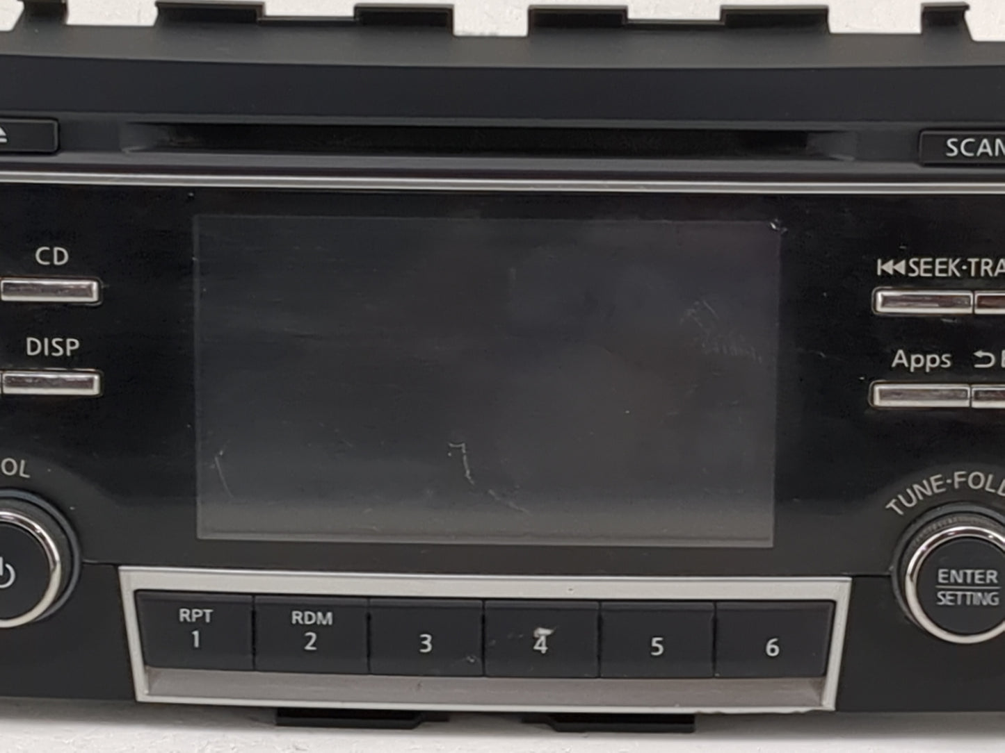 2016 Nissan Altima Radio AM FM Cd Player Receiver Replacement P/N:281859HR1A CQ-JN25E1GX Fits OEM Used Auto Parts - Oemuseda