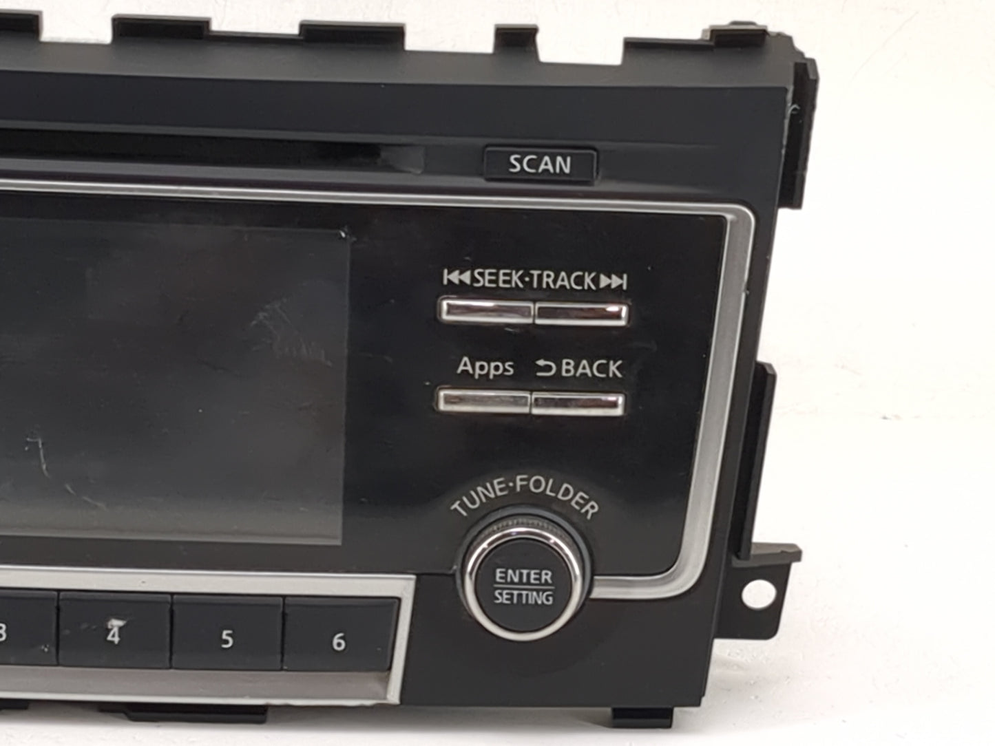 2016 Nissan Altima Radio AM FM Cd Player Receiver Replacement P/N:281859HR1A CQ-JN25E1GX Fits OEM Used Auto Parts - Oemuseda