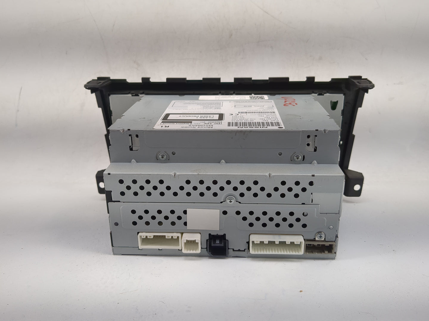 2016 Nissan Altima Radio AM FM Cd Player Receiver Replacement P/N:281859HR1A CQ-JN25E1GX Fits OEM Used Auto Parts - Oemuseda