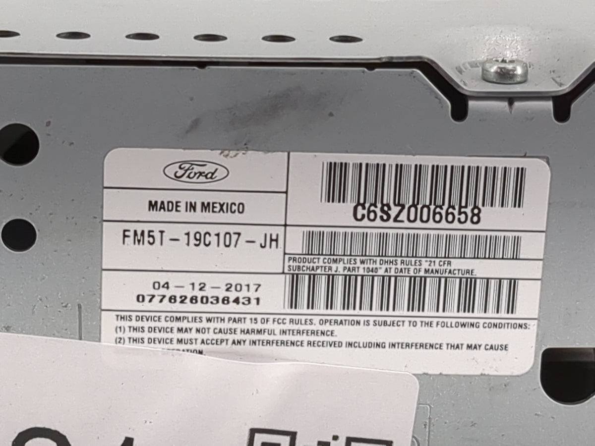 2016 Nissan Altima Radio AM FM Cd Player Receiver Replacement P/N:FM5T-19C107-JH Fits OEM Used Auto Parts - Oemusedautoparts