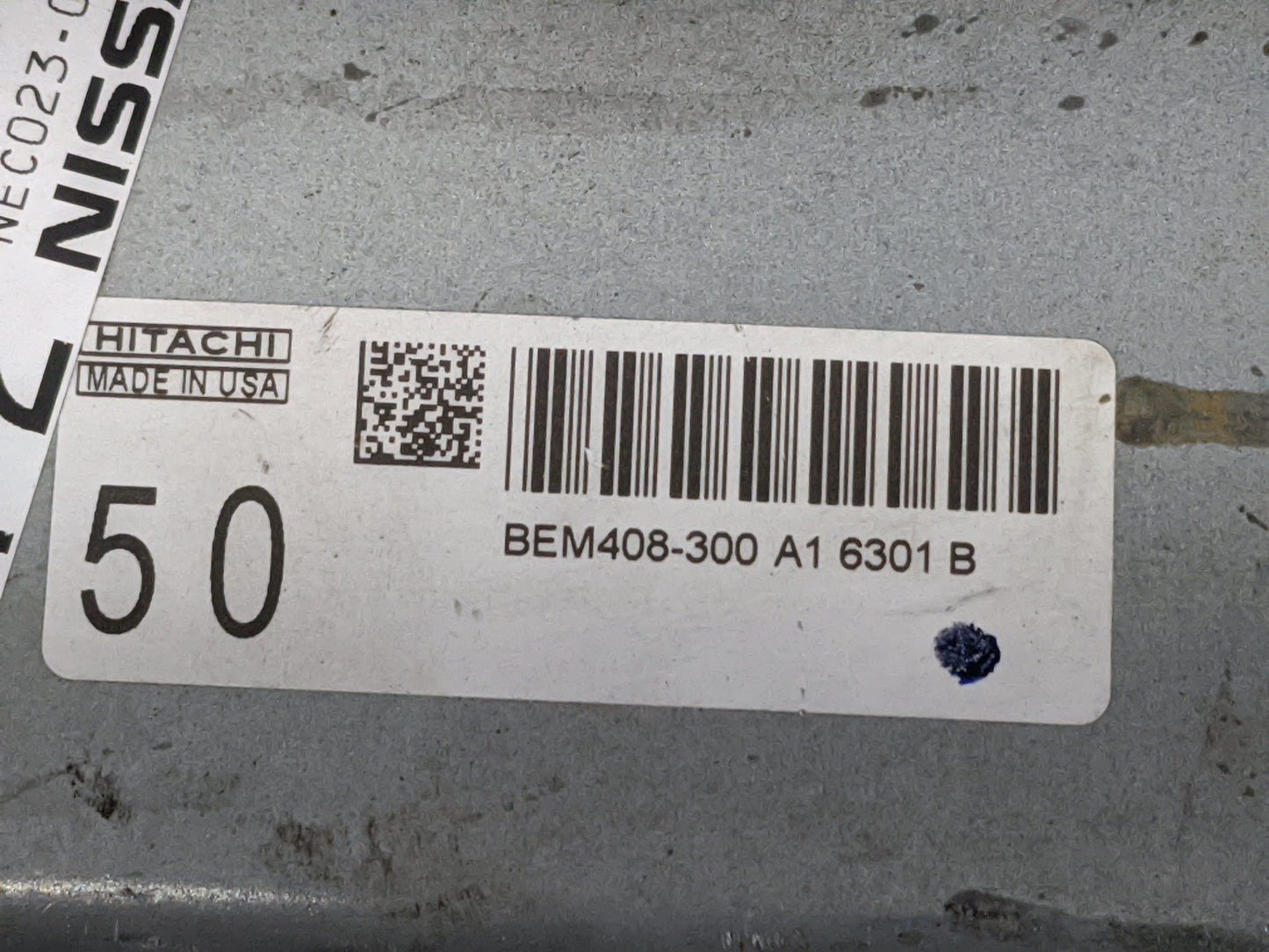 2016-2017 Nissan Altima PCM Engine Control Computer ECU ECM PCU OEM P/N:NEC023-013 BEM408-300 A1 Fits Fits 2016 2017 OEM Use