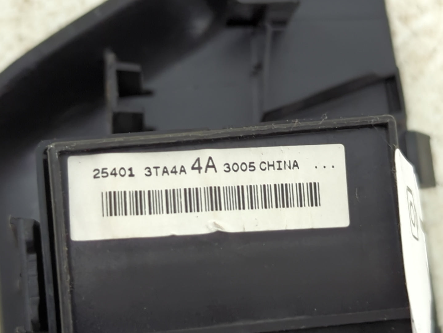 2013-2018 Nissan Altima Master Power Window Switch Replacement Driver Side Left P/N:25401 3TA4A Fits OEM Used Auto Parts - O