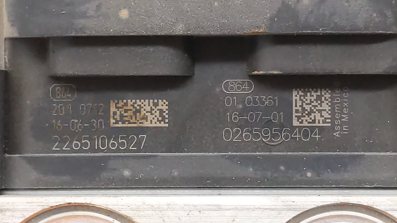 2016-2017 Nissan Altima ABS Pump Control Module Replacement P/N:2265106527 47660 9HS0A Fits Fits 2016 2017 OEM Used Auto Par