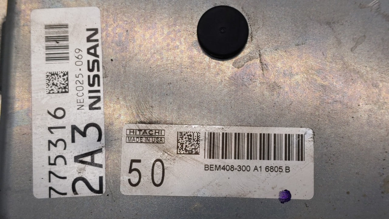 2016-2017 Nissan Altima PCM Engine Control Computer ECU ECM PCU OEM P/N:BEM408-300 A3 BEM408-300 A1 Fits Fits 2016 2017 OEM 