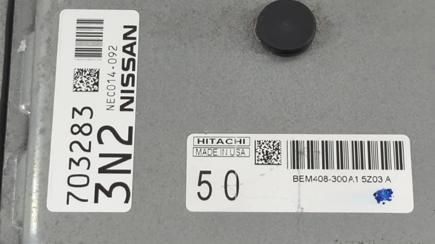 2016-2017 Nissan Altima PCM Engine Control Computer ECU ECM PCU OEM P/N:BEM408-300 A3 BEM408-300 A1 Fits Fits 2016 2017 OEM 