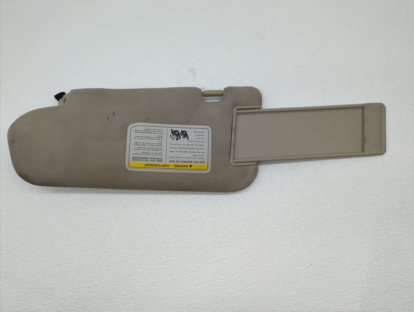 2013-2018 Nissan Altima Sun Visor Shade Replacement Passenger Right Mirror Fits Fits 2013 2014 2015 2016 2017 2018 OEM Used 