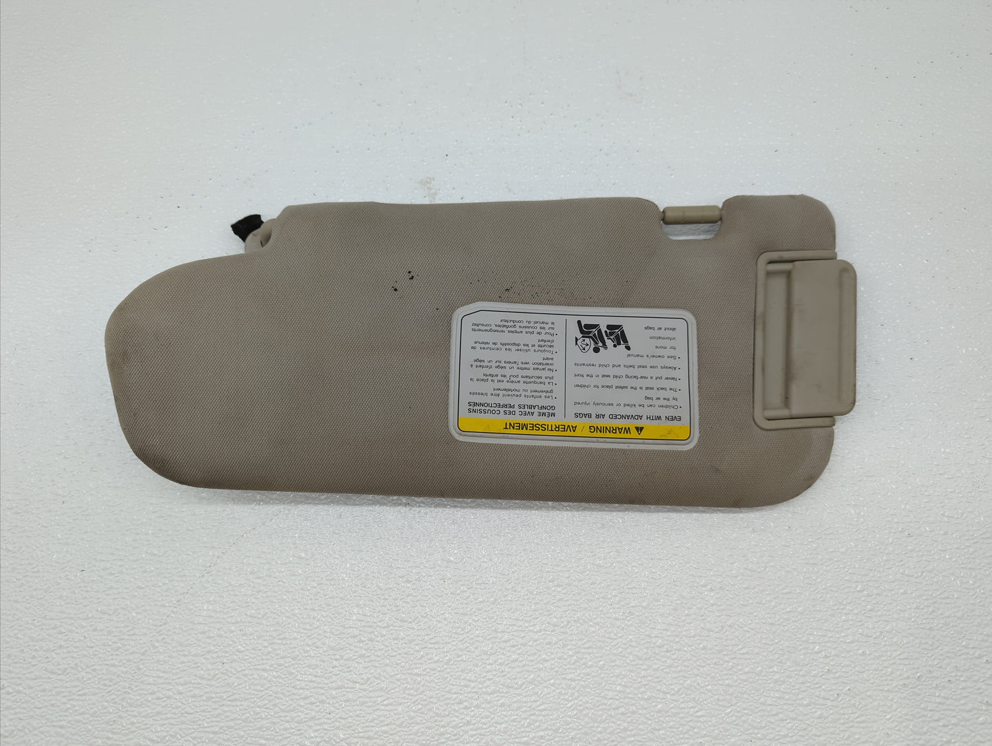 2013-2018 Nissan Altima Sun Visor Shade Replacement Passenger Right Mirror Fits Fits 2013 2014 2015 2016 2017 2018 OEM Used 