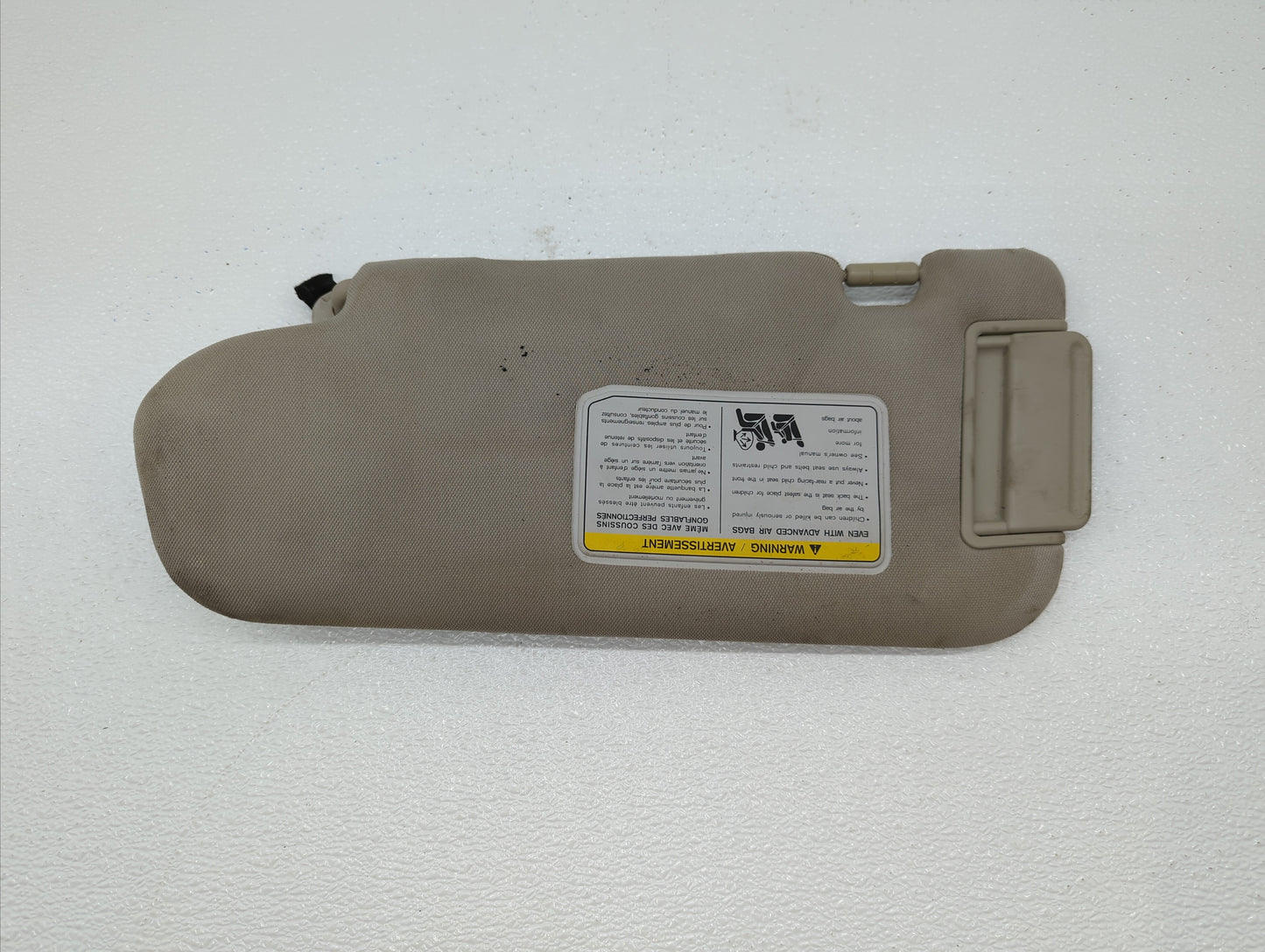 2013-2018 Nissan Altima Sun Visor Shade Replacement Passenger Right Mirror Fits Fits 2013 2014 2015 2016 2017 2018 OEM Used 