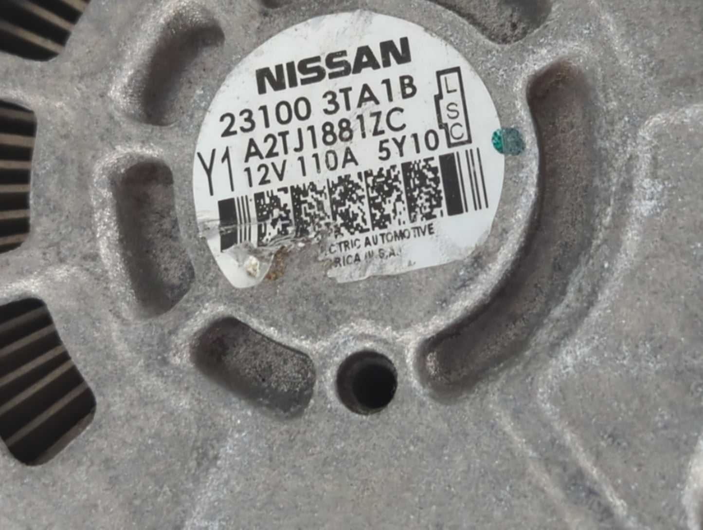 2013-2017 Nissan Altima Alternator Replacement Generator Charging Assembly Engine OEM P/N:23100 3TA1A 23100 3TA1B Fits OEM U