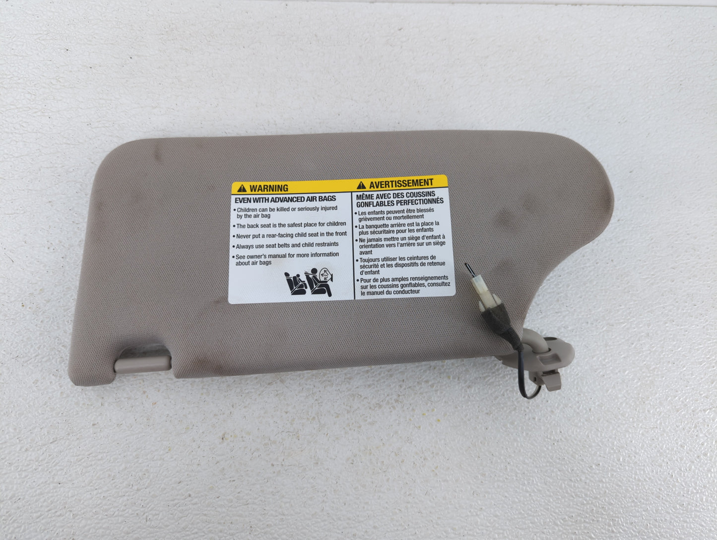 2013-2017 Nissan Altima Sun Visor Shade Replacement Passenger Right Mirror Fits Fits 2013 2014 2015 2016 2017 OEM Used Auto 