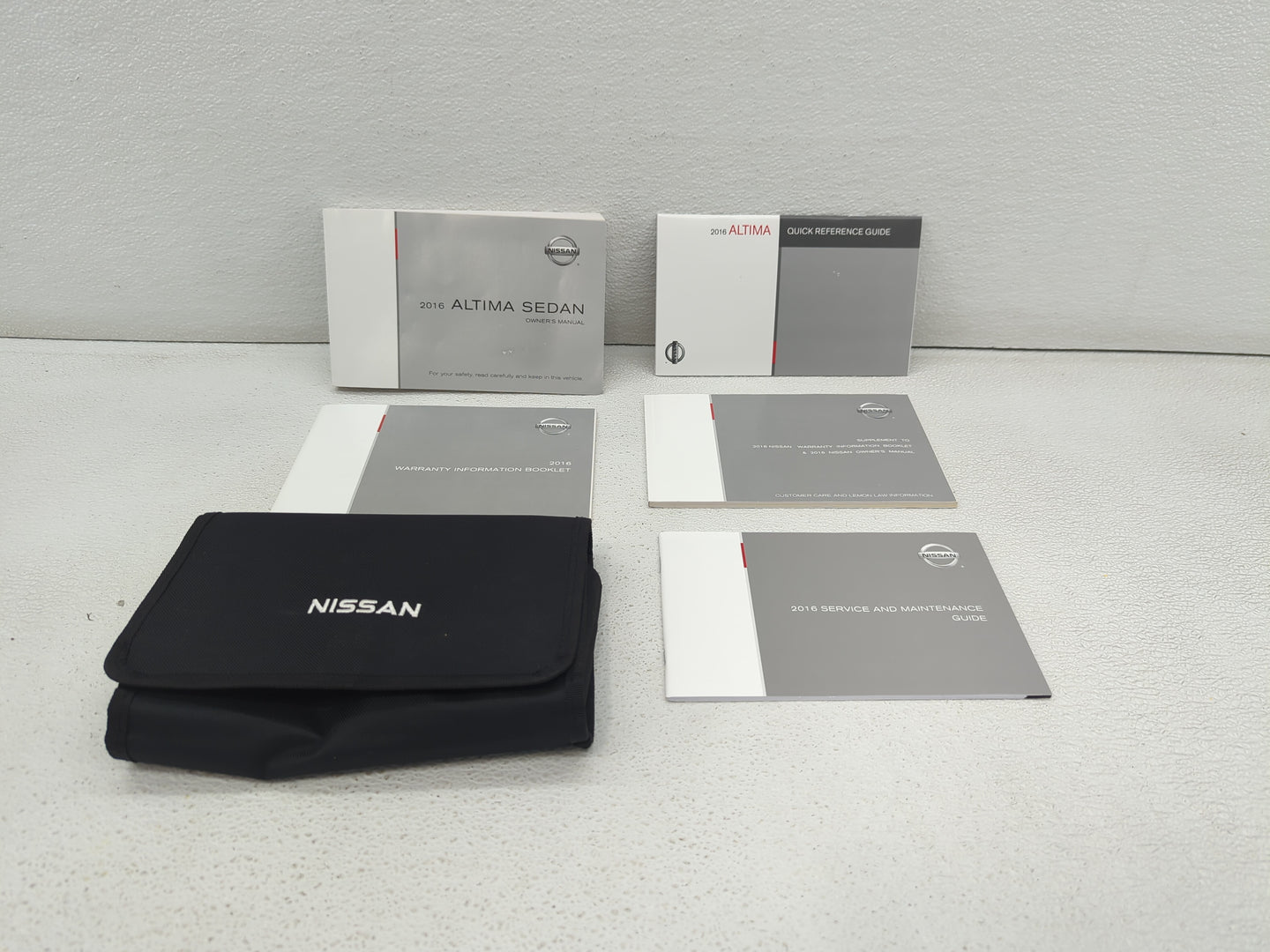 2016 Nissan Altima Owners Manual Book Guide OEM Used Auto Parts - Oemusedautoparts1.com