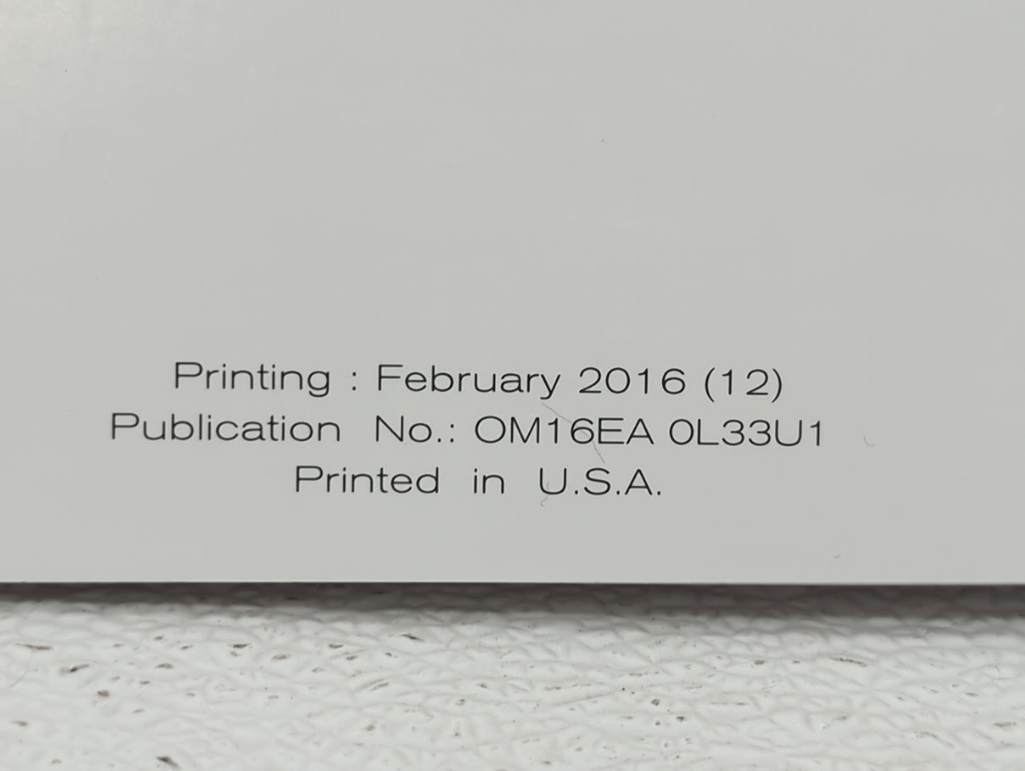 2016 Nissan Altima Owners Manual Book Guide OEM Used Auto Parts - Oemusedautoparts1.com