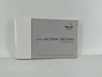 2016 Nissan Altima Owners Manual Book Guide OEM Used Auto Parts - Oemusedautoparts1.com