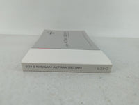 2016 Nissan Altima Owners Manual Book Guide OEM Used Auto Parts - Oemusedautoparts1.com