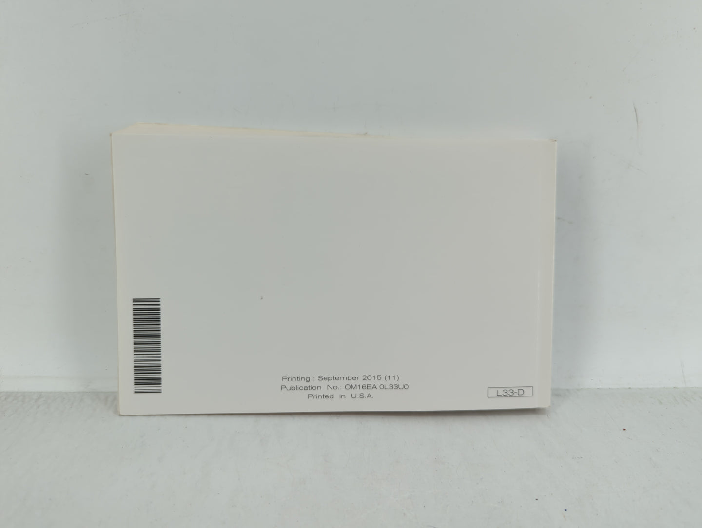2016 Nissan Altima Owners Manual Book Guide OEM Used Auto Parts - Oemusedautoparts1.com
