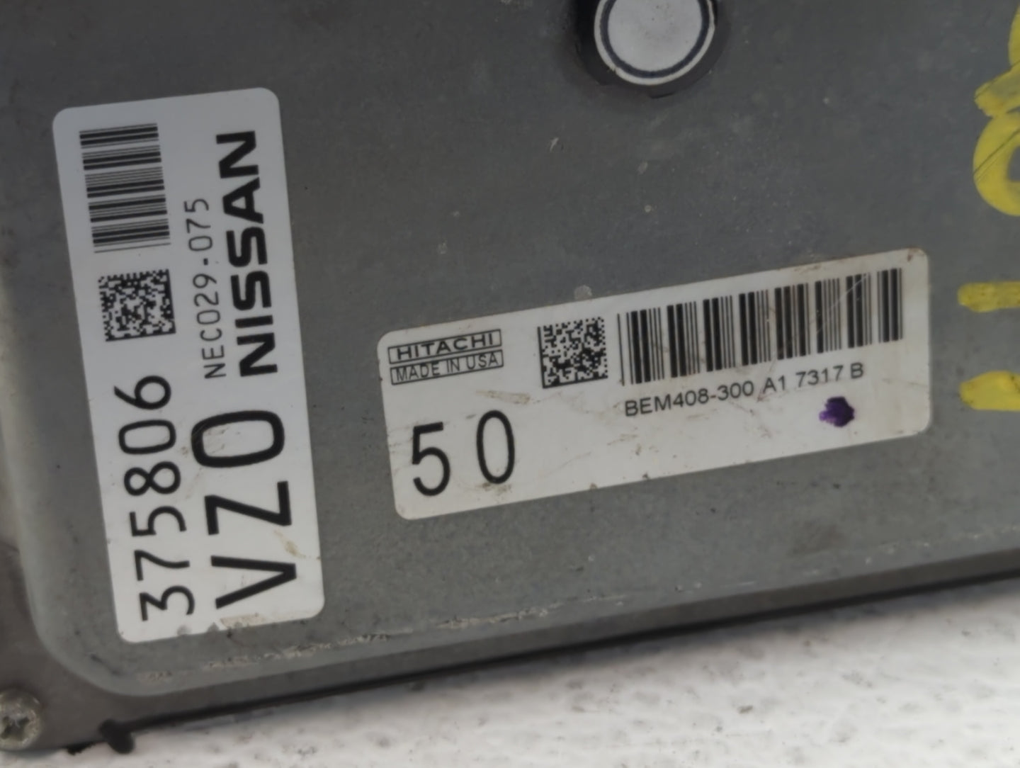 2016-2017 Nissan Altima PCM Engine Control Computer ECU ECM PCU OEM P/N:NEC029-075 NEC023-008, BEM408-300 A3 Fits Fits 2016 