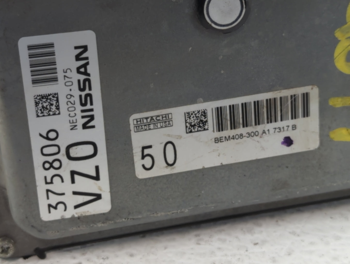 2016-2017 Nissan Altima PCM Engine Control Computer ECU ECM PCU OEM P/N:NEC029-075 NEC023-008, BEM408-300 A3 Fits Fits 2016 