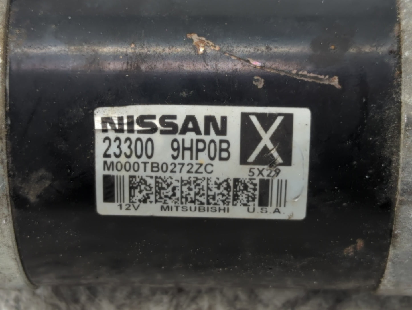 2015-2018 Nissan Altima Car Starter Motor Solenoid OEM P/N:M000TB0272ZC 23300 9HP0B Fits OEM Used Auto Parts - Oemusedautopa