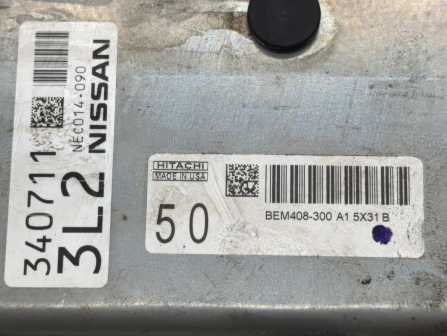 2016-2017 Nissan Altima PCM Engine Control Computer ECU ECM PCU OEM P/N:NEC014-090 Fits Fits 2016 2017 OEM Used Auto Parts -