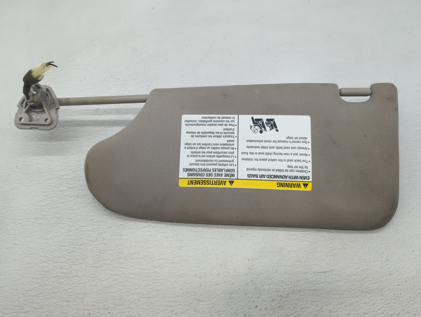 2013-2018 Nissan Altima Sun Visor Shade Replacement Passenger Right Mirror Fits Fits 2013 2014 2015 2016 2017 2018 OEM Used 