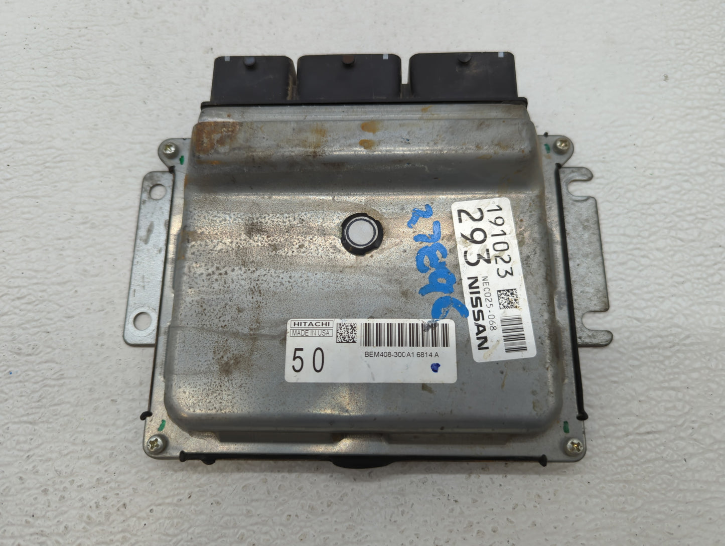 2016-2017 Nissan Altima PCM Engine Control Computer ECU ECM PCU OEM P/N:BEM408-300A1 6814 A Fits Fits 2016 2017 OEM Used Aut