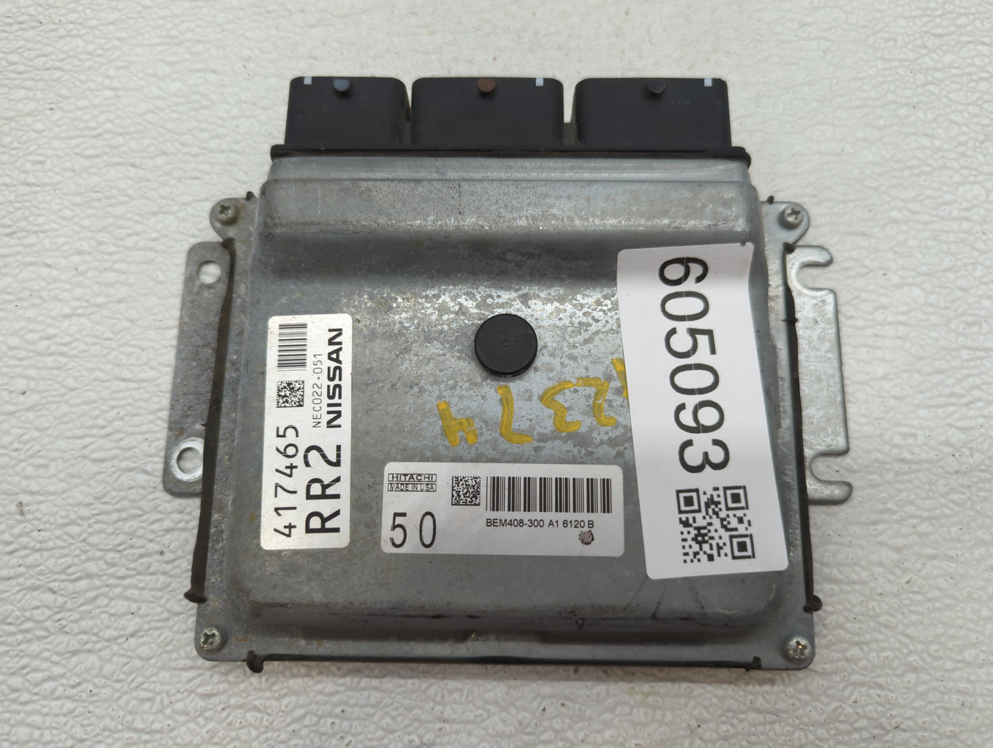 2016-2017 Nissan Altima PCM Engine Control Computer ECU ECM PCU OEM P/N:NEC022-051 Fits Fits 2016 2017 OEM Used Auto Parts -