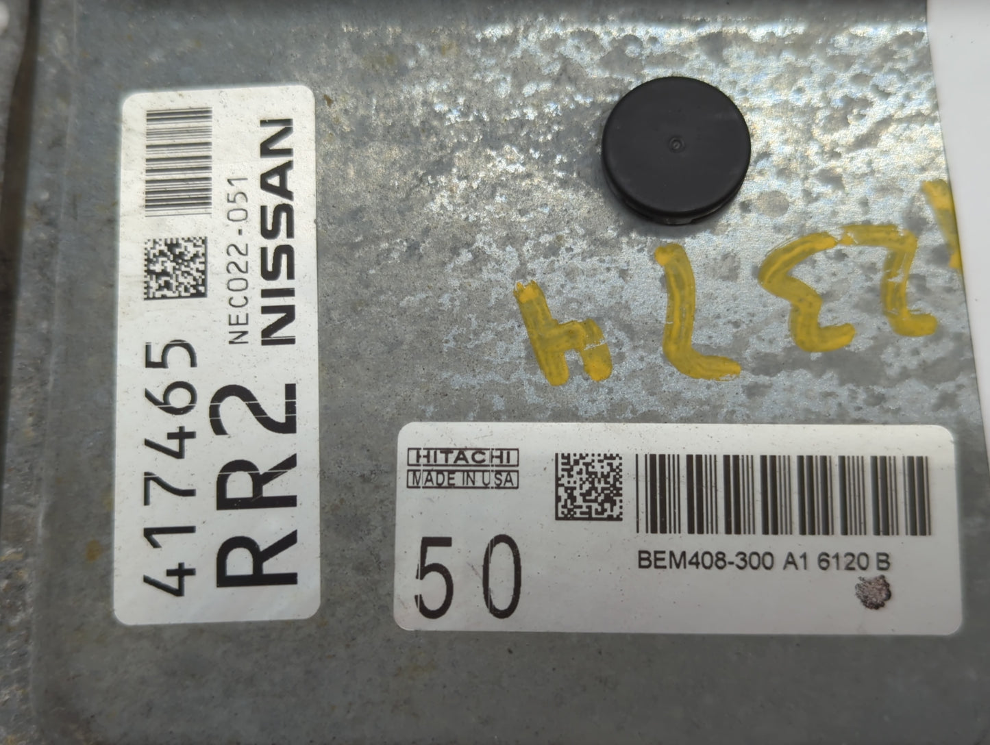 2016-2017 Nissan Altima PCM Engine Control Computer ECU ECM PCU OEM P/N:NEC022-051 Fits Fits 2016 2017 OEM Used Auto Parts -