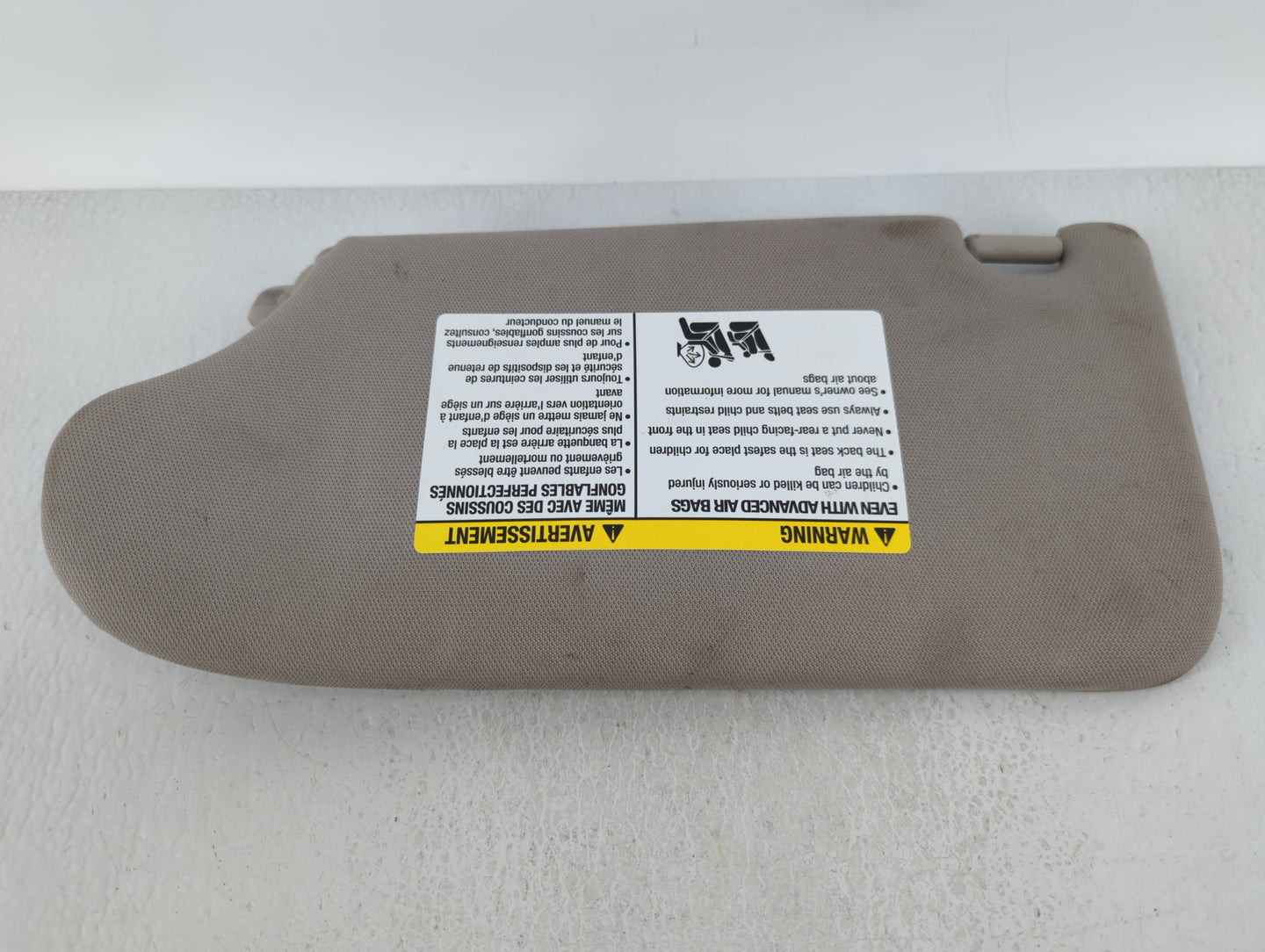 2013-2018 Nissan Altima Sun Visor Shade Replacement Passenger Right Mirror Fits Fits 2013 2014 2015 2016 2017 2018 OEM Used 