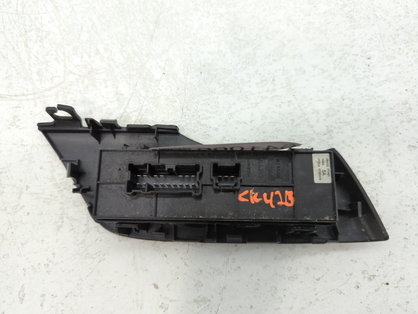 2013-2018 Nissan Altima Master Power Window Switch Replacement Driver Side Left P/N:25401 3TA5A Fits OEM Used Auto Parts - O