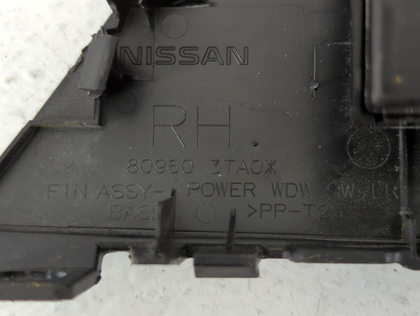2013-2018 Nissan Altima Master Power Window Switch Replacement Driver Side Left P/N:80960 3TA0X Fits OEM Used Auto Parts - O